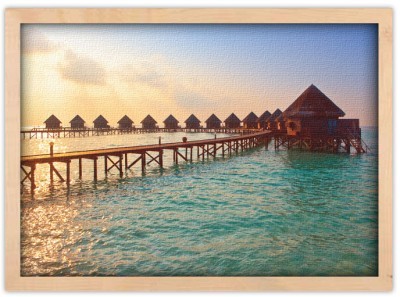 Βίλες το ηλιοβασίλεμα, Πόλεις - Ταξίδια, Πίνακες σε καμ