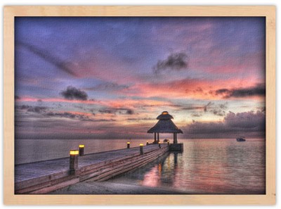 Ηλιοβασίλεμα στον Ινδικό ωκεανό, Μαλδίβες Πόλεις – Ταξίδια Πίνακες σε καμβά 39 x 60 cm (10133)