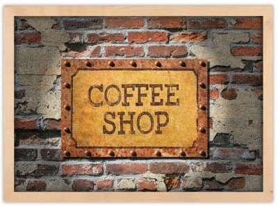 Coffee Shop Wall Art Φαγητό Πίνακες σε καμβά 40 x 60 cm (37895)