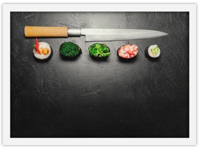 Sushi, Φαγητό, Πίνακες σε καμβά, 30 x 20 εκ. (37908)