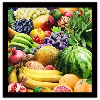 Καλοκαιρινά φρούτα Φαγητό Πίνακες σε καμβά 49 x 50 cm (12855)