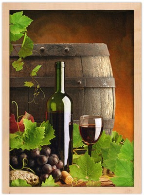 Κόκκινος οίνος Φαγητό Πίνακες σε καμβά 59 x 40 cm (12856)