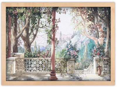 Βασιλικό Τοπίο, Φύση, Πίνακες σε καμβά, 30 x 20 εκ. (37847)