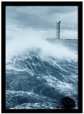 Φουρτουνιασμένη θάλασσα, Φύση, Πίνακες σε καμβά, 20 x 30 εκ. (51931)