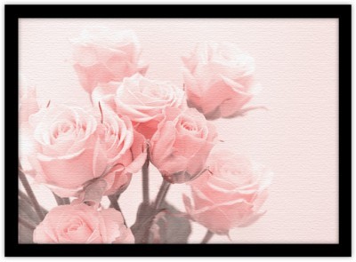 Pink Roses, Φύση, Πίνακες σε καμβά, 30 x 20 εκ. (51930)