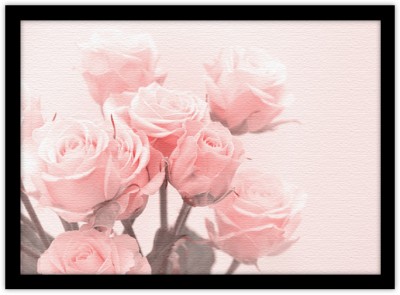 Pink Roses, Φύση, Πίνακες σε καμβά, 20 x 15 εκ.