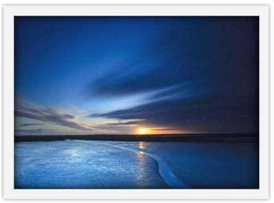 Ηλιοβασίλεμα στην παραλία Φύση Πίνακες σε καμβά 40 x 60 cm (10142)