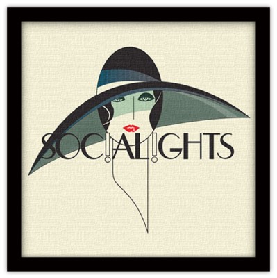 Art deco, Vintage, Πίνακες σε καμβά, 40 x 40 εκ.
