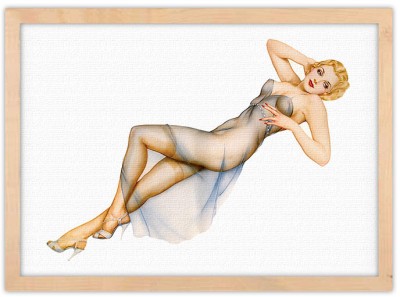 Pin up αισθησιακή γυναίκα Vintage Πίνακες σε καμβά 43 x 60 cm (10415)
