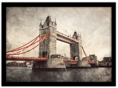 Γέφυρα του Λονδίνου, vintage Vintage Πίνακες σε καμβά 40 x 60 cm (12543)