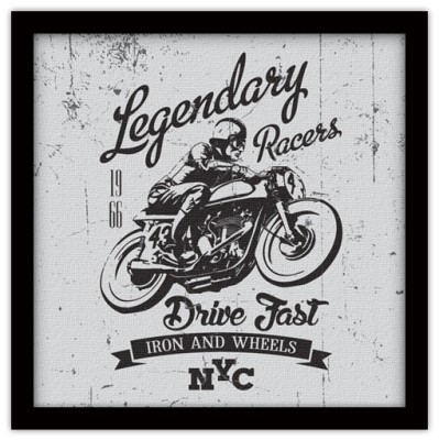 Vintage racers, Vintage, Πίνακες σε καμβά, 40 x 40 εκ.