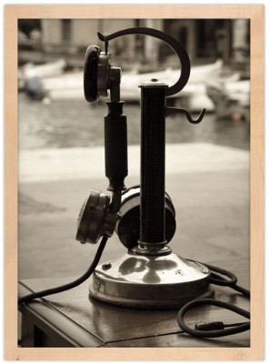 Ρετρό τηλέφωνο, Vintage, Πίνακες σε καμβά, 15 x 20 εκ.