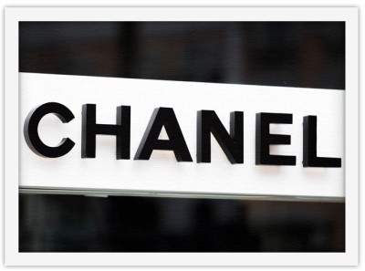 Λογότυπο Chanel, Vintage, Πίνακες σε καμβά, 30 x 20 εκ. (44771)