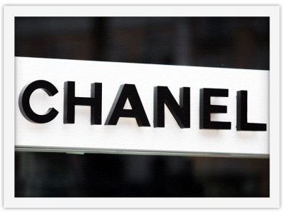 Λογότυπο Chanel, Vintage, Πίνακες σε καμβά, 20 x 15 εκ.