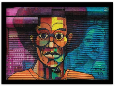 Αφρικανός άντρας, Street art, Πίνακες σε καμβά, 30 x 20 εκ.
