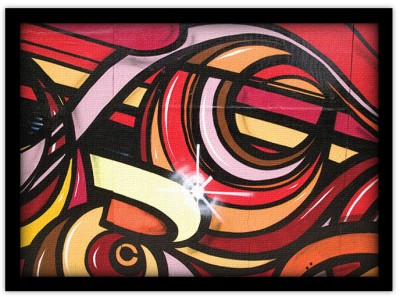 Αφηρημένη τέχνη με έντονα χρώματα Street art Πίνακες σε καμβά 40 x 60 cm (12637)