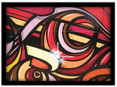 Αφηρημένη τέχνη με έντονα χρώματα, Street art, Πίνακες σε καμβά, 30 x 20 εκ.