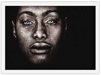 Γυναίκα με Δάκρυα Άνθρωποι Πίνακες σε καμβά 35 x 60 cm (37861)