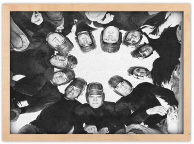 Houseart - ΣΗΜΑΝΤΙΚΟ: Σε περίπτωση διαφοράς τιμής από το κατάστημα ισχύει παντα και μόνο η τιμή του καταστήματος Όλοι μαζί, Άνθρωποι, Πίνακες σε καμβά, 20 x 15 εκ.