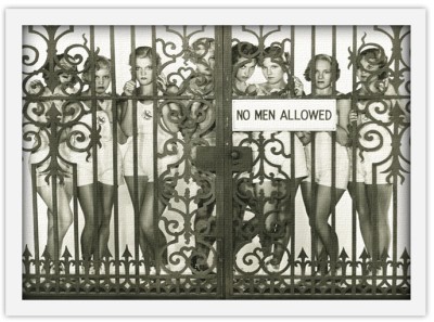 No men allowed Άνθρωποι Πίνακες σε καμβά 44 x 55 cm (16108)