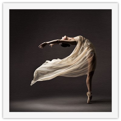 Χορευτική κίνηση κοπέλας Άνθρωποι Πίνακες σε καμβά 40 x 40 εκ. (44777)