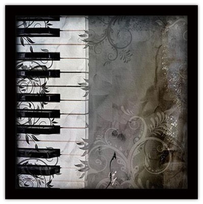 Μελωδίες πιάνου Διάφορα Πίνακες σε καμβά 48 x 50 cm (12677)