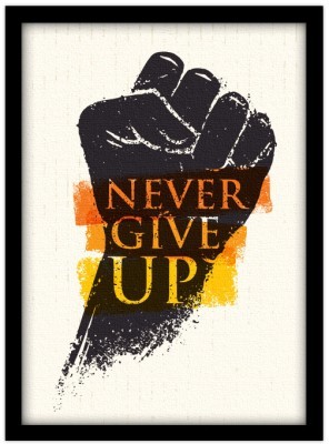 Houseart Never Give Up, Διάφορα, Πίνακες σε καμβά, 15 x 20 εκ.