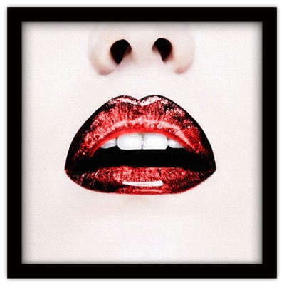 Κόκκινα γυναικεία χείλη, Διάφορα, Πίνακες σε καμβά, 40 