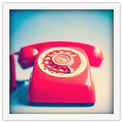Ροζ τηλέφωνο, Διάφορα, Πίνακες σε καμβά, 40 x 40 εκ.