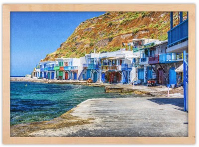 Houseart Χωριό Κλίμα, Μήλος, Ελλάδα, Πίνακες σε καμβά, 20 x 15 εκ.