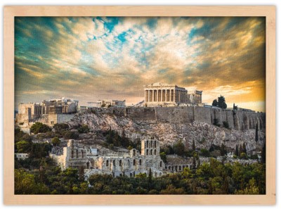 Θέα της Ακρόπολης, Αθήνα Ελλάδα Πίνακες σε καμβά 40 x 60 cm (32095)