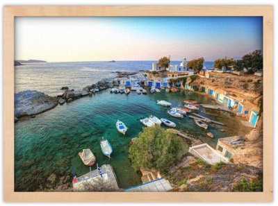 Ηλιοβασίλεμα στα Μανδράκια, Μήλος, Ελλάδα, Πίνακες σε κ