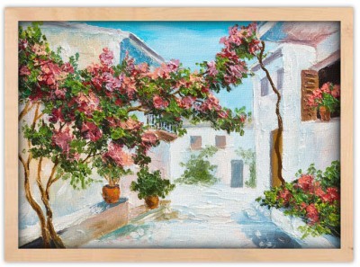 Καλοκαιρινό τοπίο, Ελλάδα, Πίνακες σε καμβά, 20 x 15 εκ