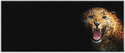Houseart Τίγρης!, Ζώα, Πίνακες σε καμβά, 100 x 40 εκ.