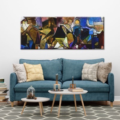 Houseart - ΣΗΜΑΝΤΙΚΟ: Σε περίπτωση διαφοράς τιμής από το κατάστημα ισχύει παντα και μόνο η τιμή του καταστήματος Μοντέρνα Πανοραμική Ζωγραφιά, Ζωγραφική, Πίνακες σε καμ