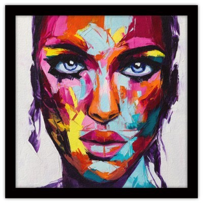 Μοντέρνα γυναίκα, Ζωγραφική, Πίνακες σε καμβά, 40 x 40 