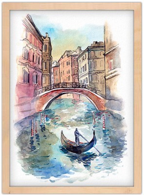 Βενετία, Ζωγραφική, Πίνακες σε καμβά, 15 x 20 εκ.