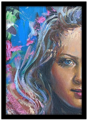 Ένα νεαρό κορίτσι, Ζωγραφική, Πίνακες σε καμβά, 15 x 20