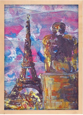 Πύργος του Άιφελ Ζωγραφική Πίνακες σε καμβά 61 x 40 cm (10515)
