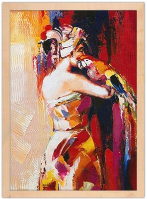 Πορτρέτο μιας γυναίκας με ένα παπαγάλο, Ζωγραφική, Πίνα