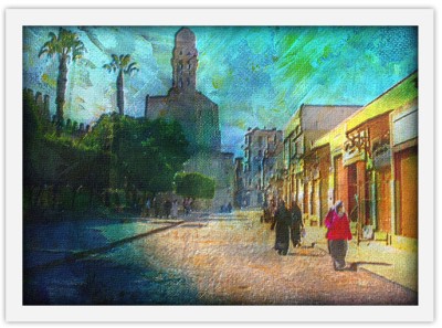 Khan El Khalili, παζάρι στο Κάιρο, Ζωγραφική, Πίνακες σ