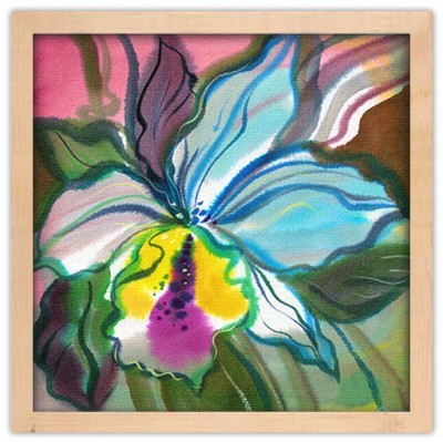 Αφηρημένο λουλούδι, Ζωγραφική, Πίνακες σε καμβά, 40 x 4