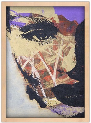 Γυναικείο πρόσωπο, Ζωγραφική, Πίνακες σε καμβά, 15 x 20 εκ.