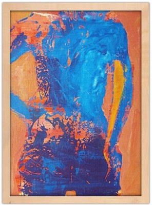Σιλουέτα γυναίκας Ζωγραφική Πίνακες σε καμβά 61 x 40 cm (10552)