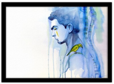 Άνδρας με σπουργίτι, Ζωγραφική, Πίνακες σε καμβά, 20 x 