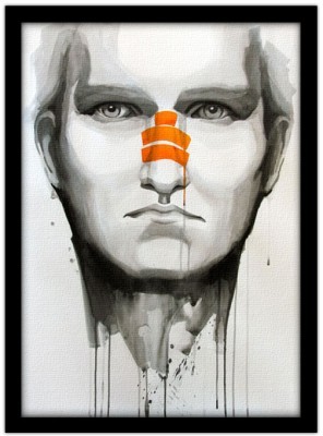 Εικονογράφηση νεαρού άνδρα, Ζωγραφική, Πίνακες σε καμβά