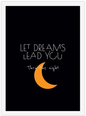 Night dreams Φράσεις Πίνακες σε καμβά 20 x 30 εκ. (44733)