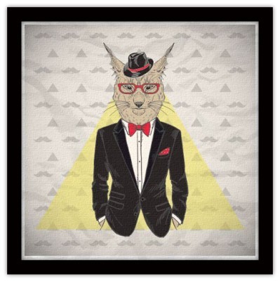 Mr. Lynx, Κόμικς, Πίνακες σε καμβά, 40 x 40 εκ.