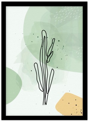 Γραμμικό φυτό, Line Art, Πίνακες σε καμβά, 20 x 30 εκ.