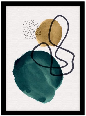 Abstract paint, Line Art, Πίνακες σε καμβά, 15 x 20 εκ.